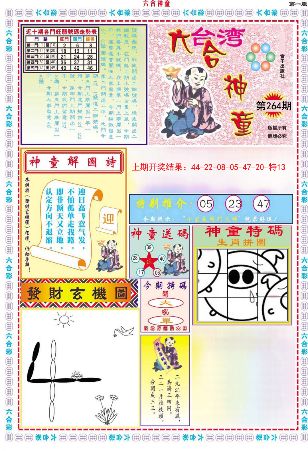2024264期六合神童A