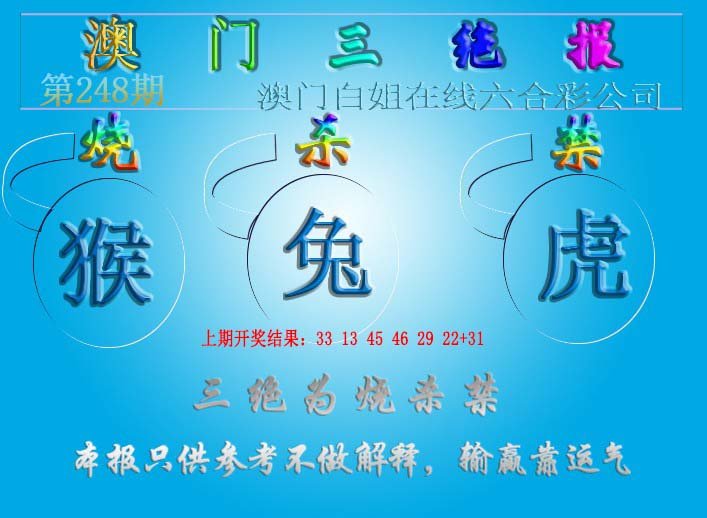 2024248期三绝报（新版）