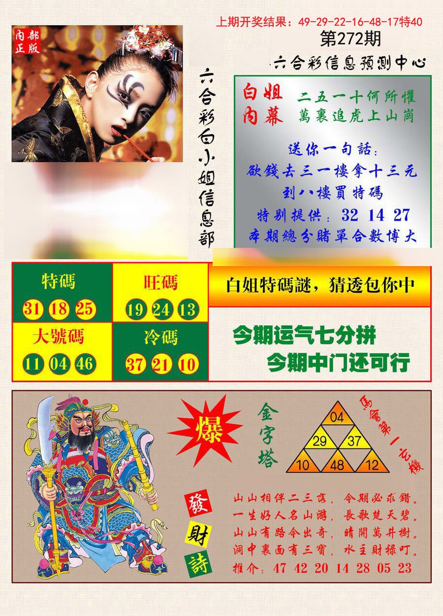 2024272期港彩内幕报