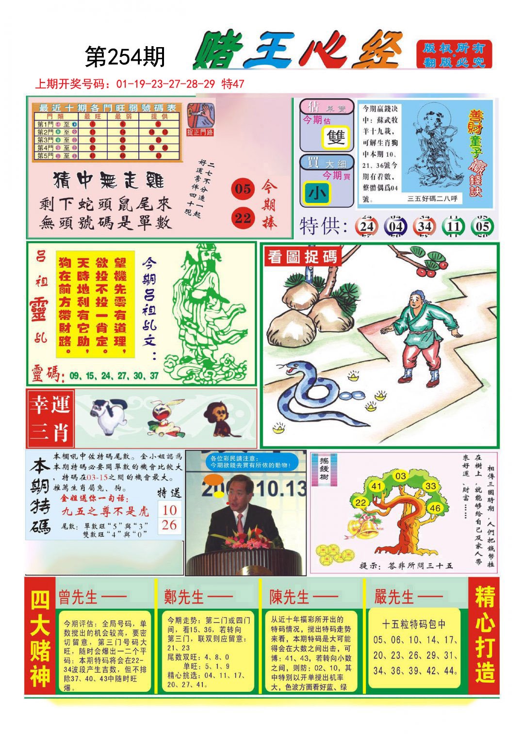 2024254期赌王心经