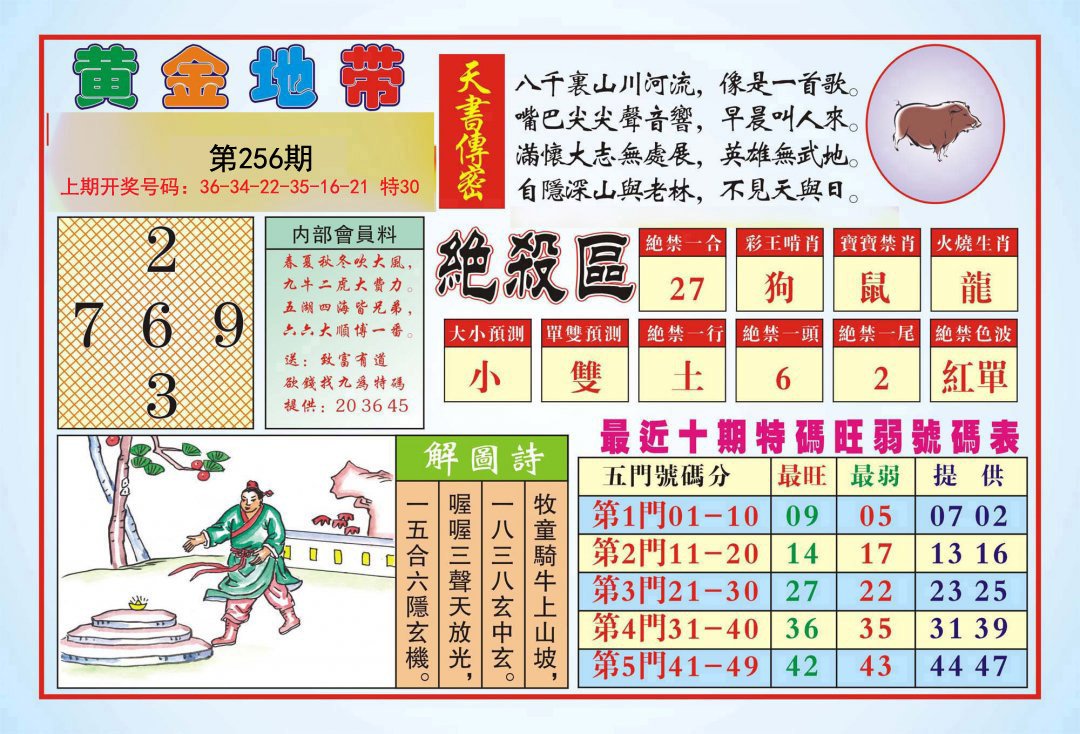 2024256期黄金地带