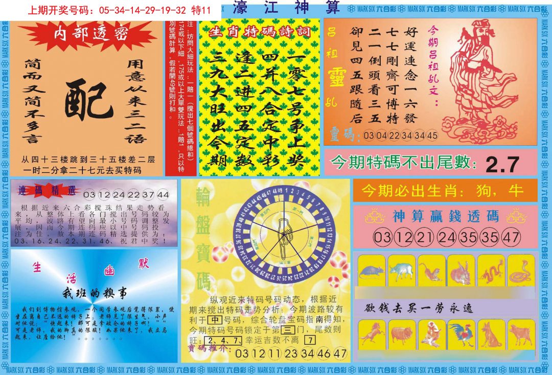 2024249期濠江神算B