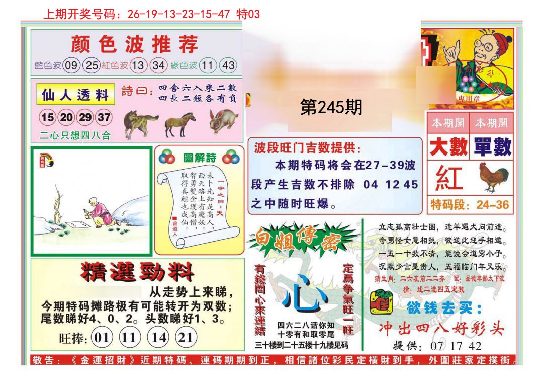 2024245期金运招财