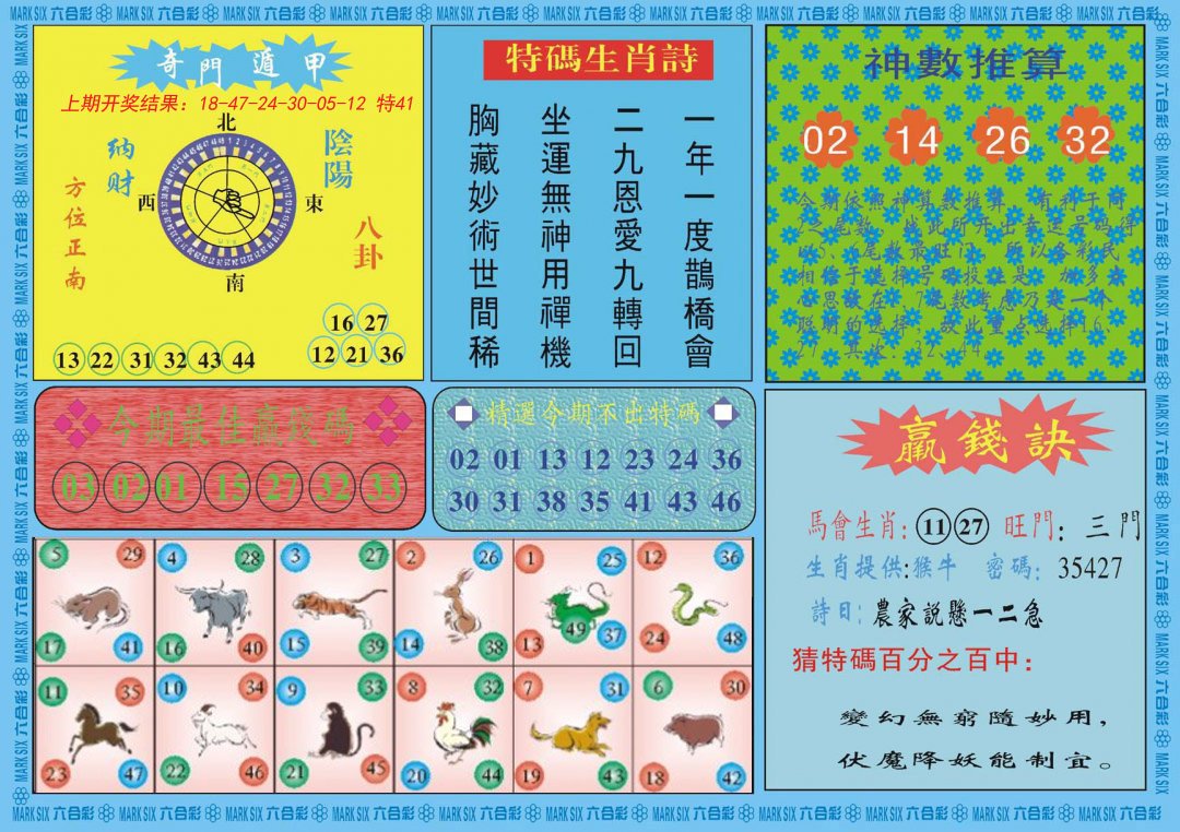 2024274期黄大仙灵码B