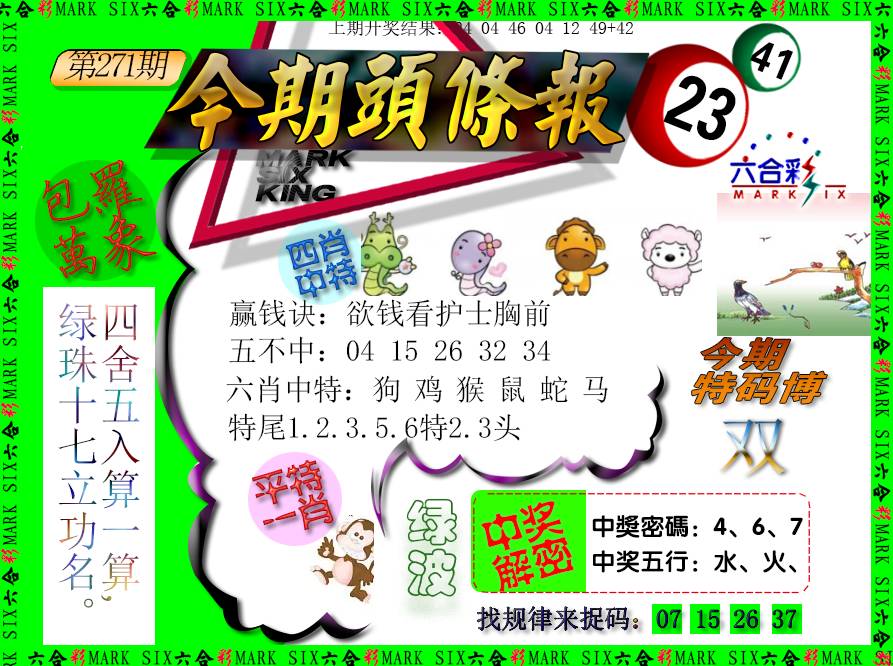 2024271期今期头条报
