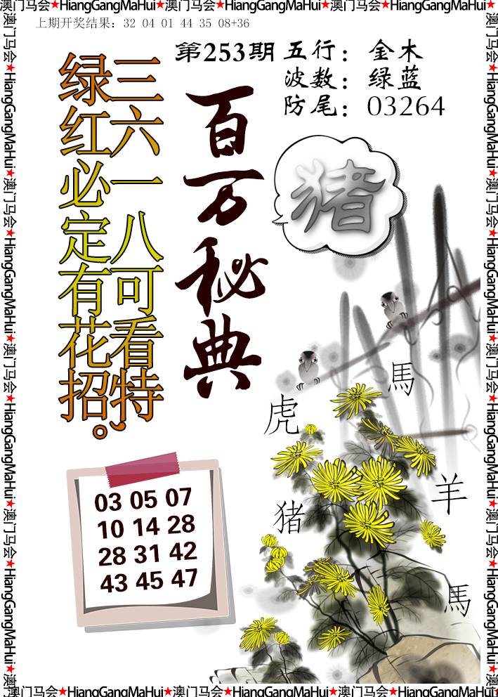 2024253期百万秘典