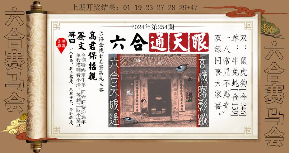 2024254期六合通天眼
