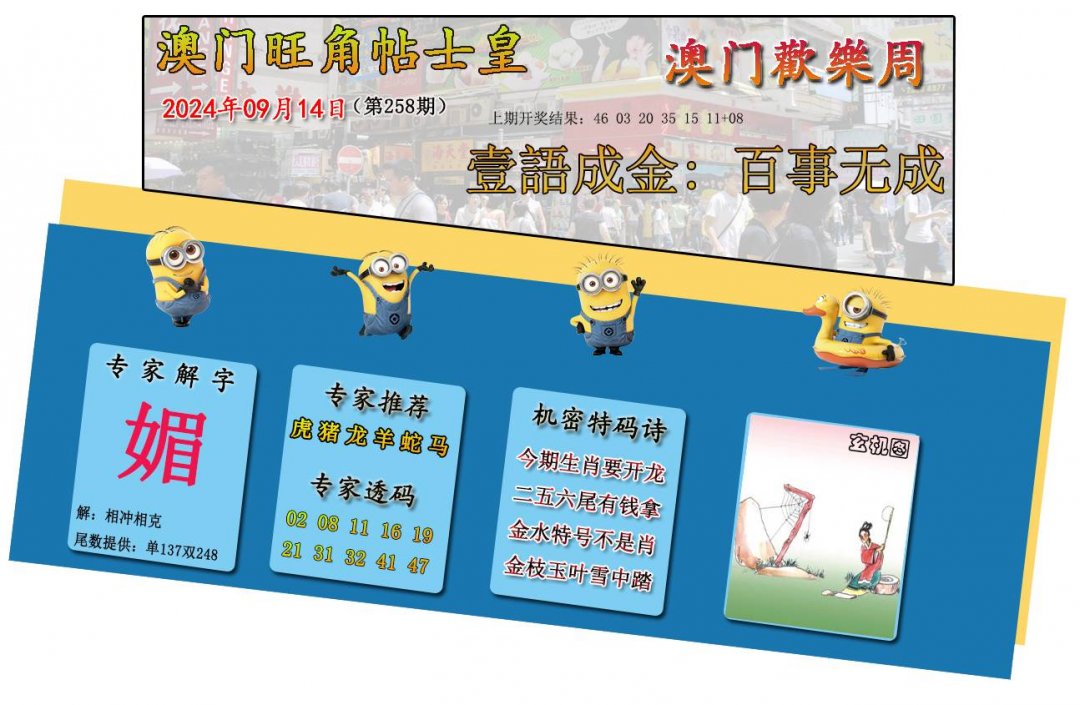 2024258期旺角贴士皇