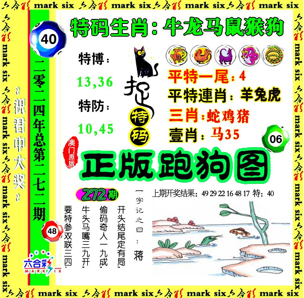 2024272期正版跑狗图