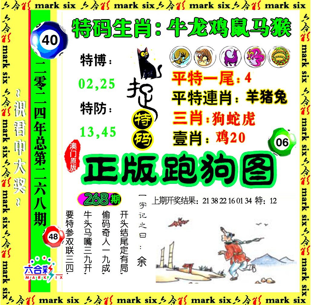 2024268期正版跑狗图