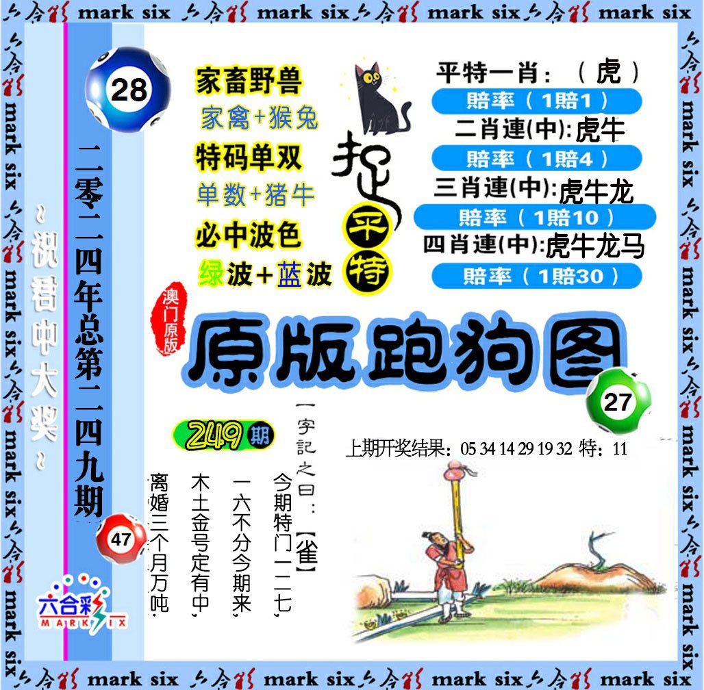 2024249期原版跑狗图