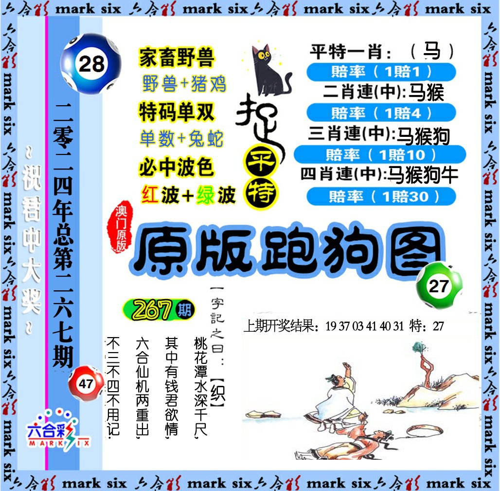 2024267期原版跑狗图