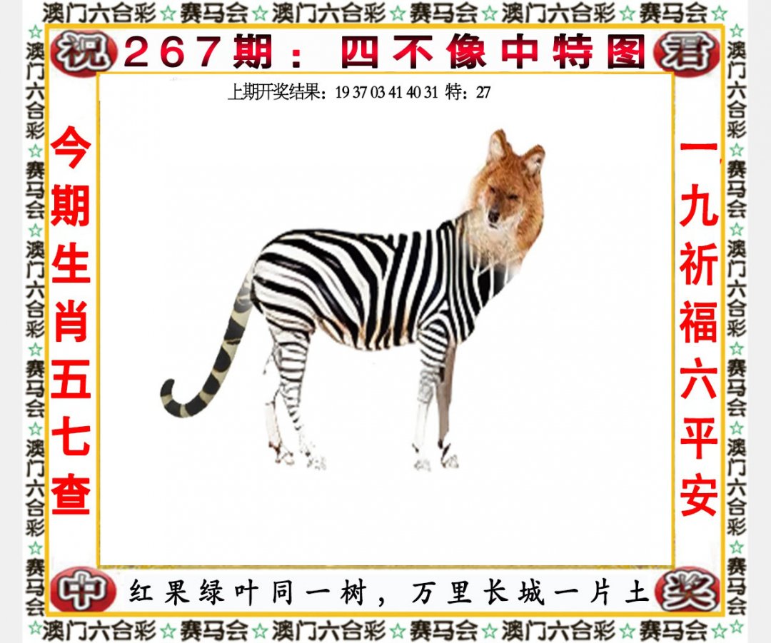 2024267期四不像中特图