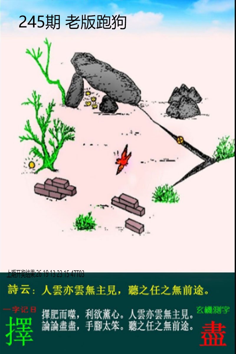 2024245期老板跑狗