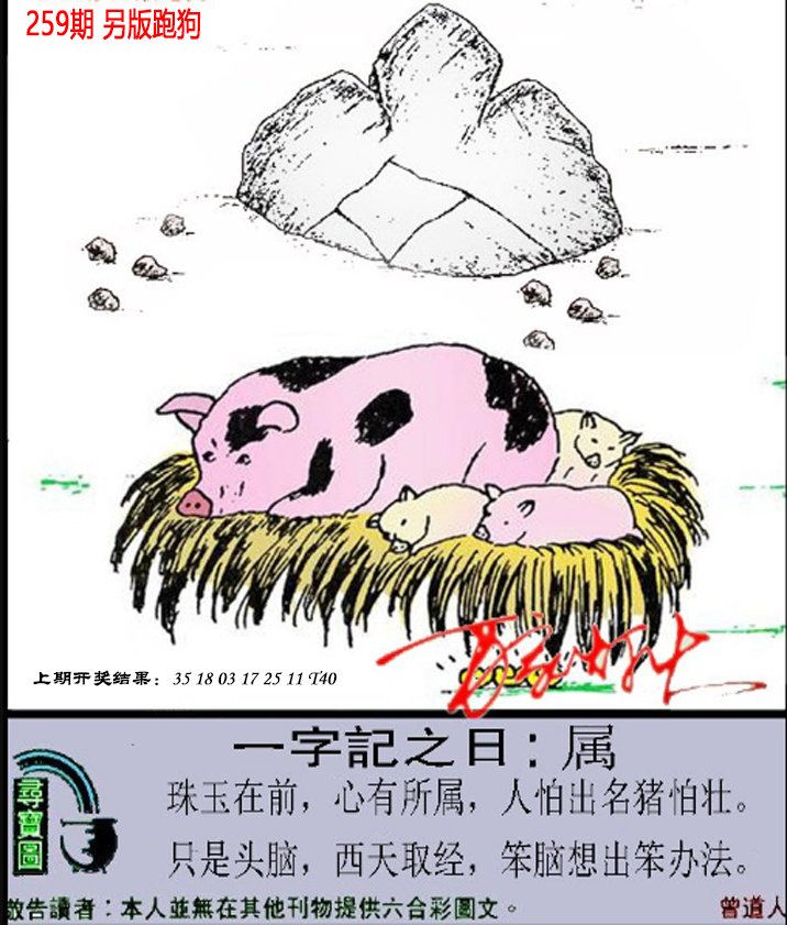 2024259期澳门跑狗另版