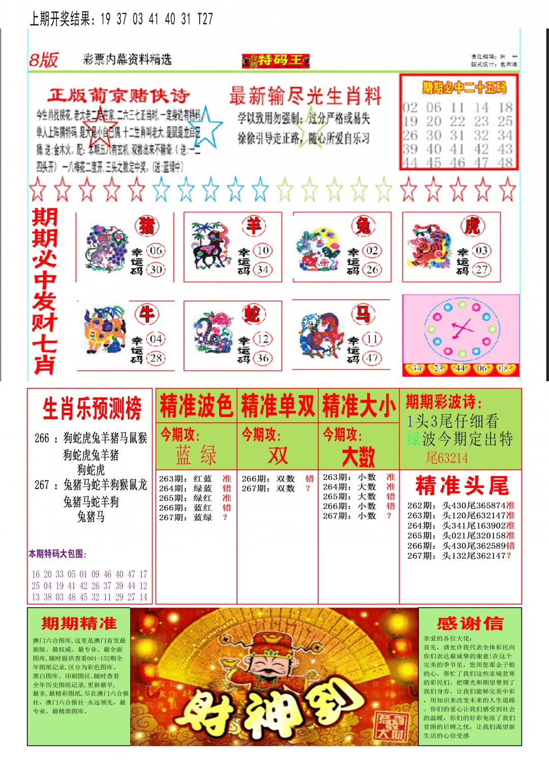 2024267期特码王B