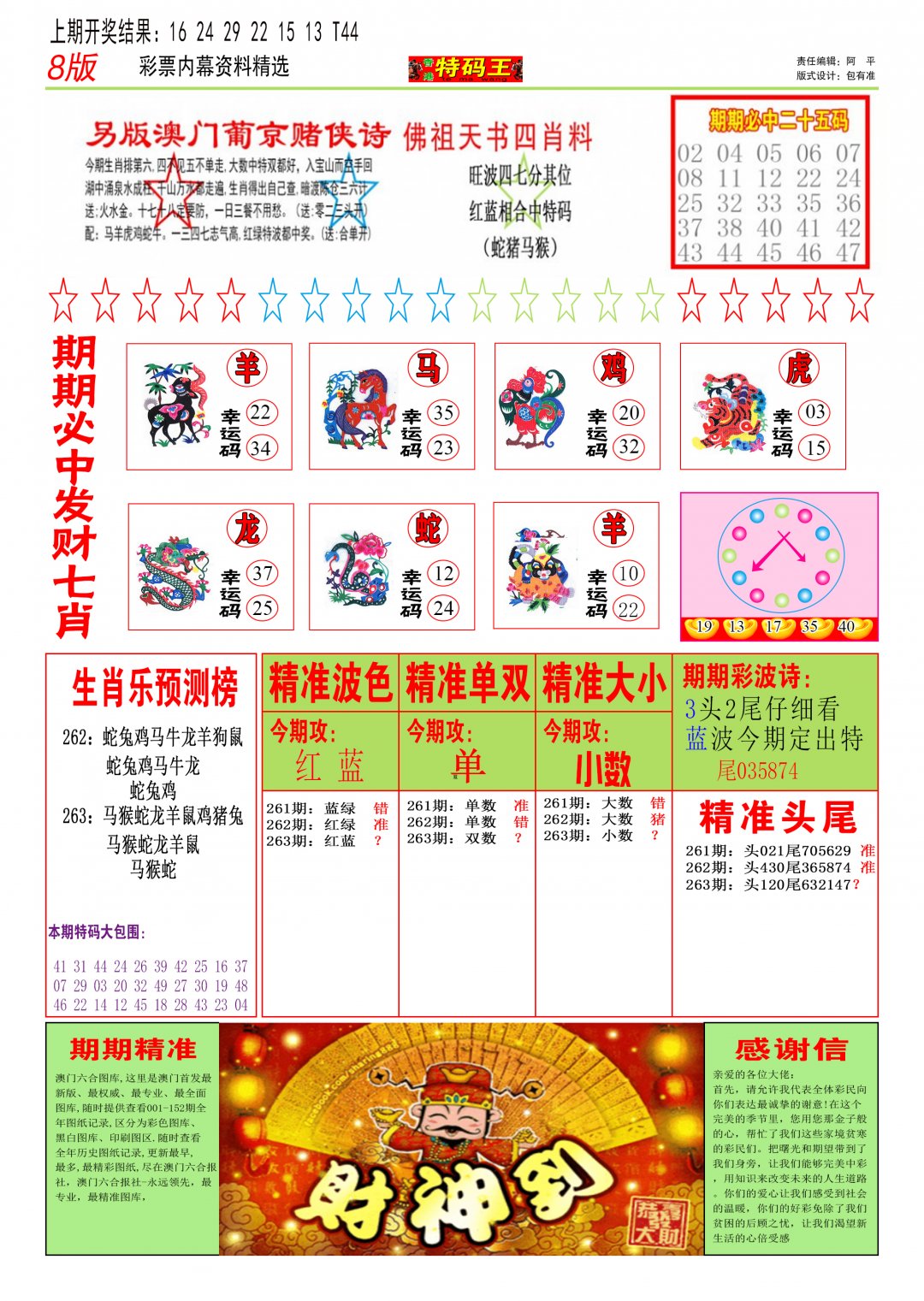 2024263期特码王B