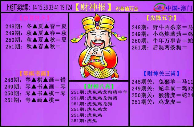 2024251期紫财神