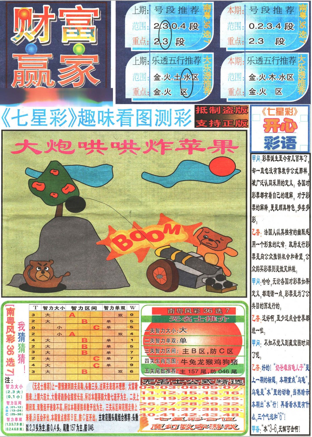 2024246期七星彩图(高清)