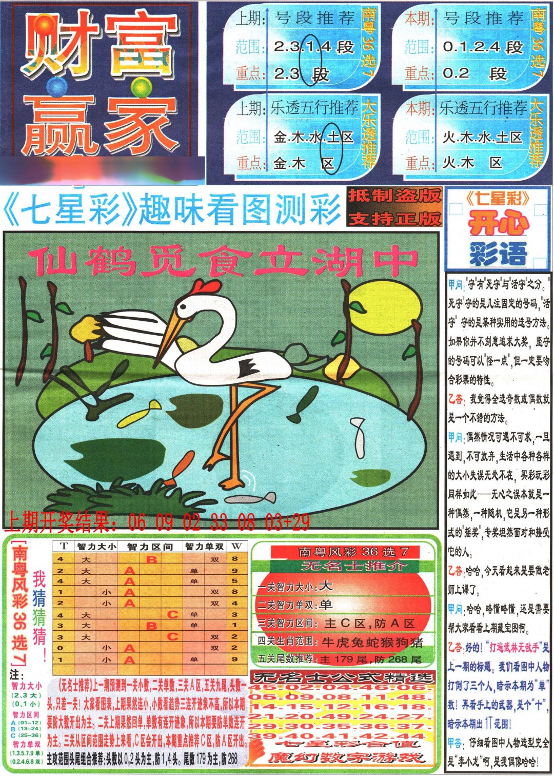 2024260期七星彩图(高清)