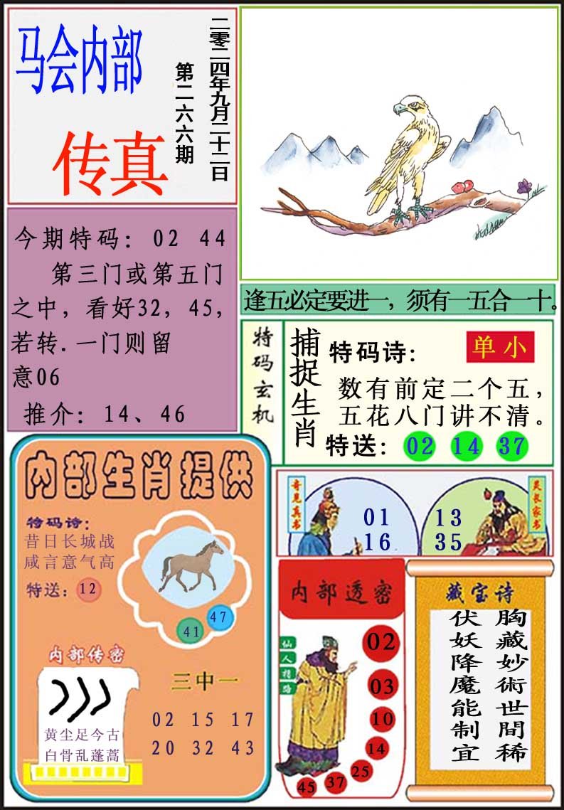 2024266期马会内部传真