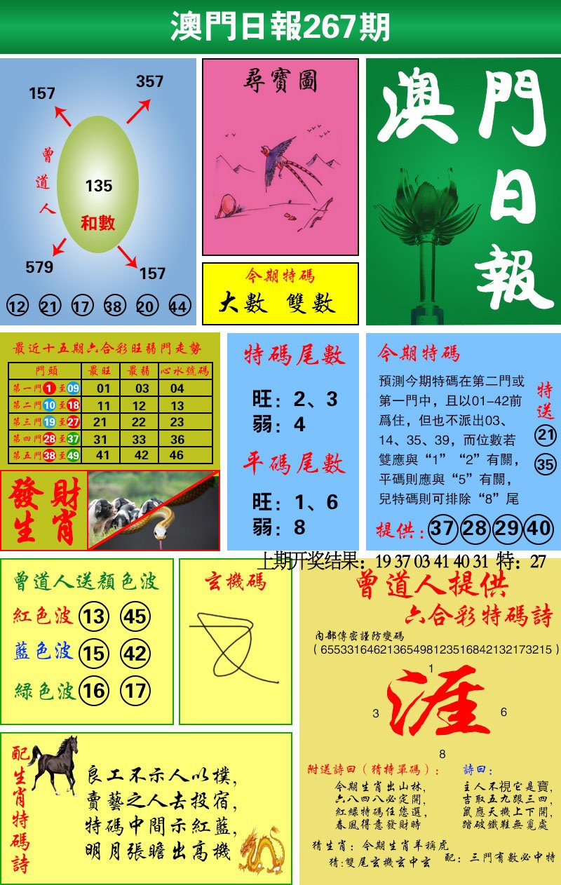 2024267期澳门日报
