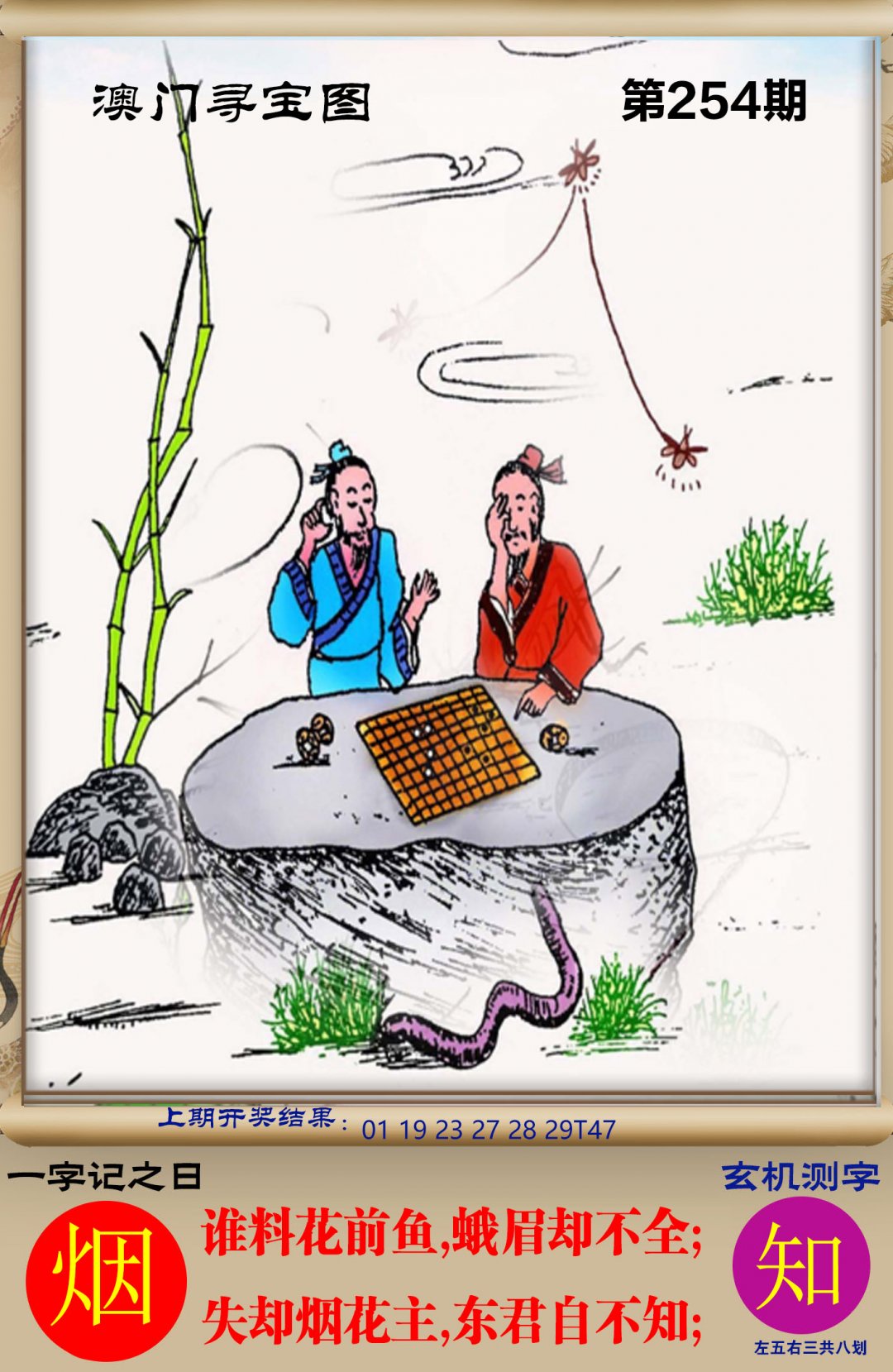2024254期澳门寻宝图