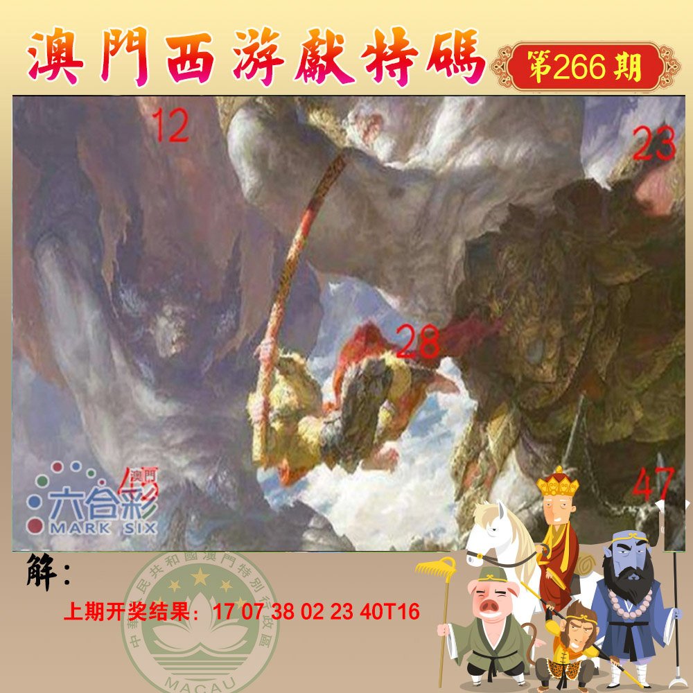 2024266期西游献码