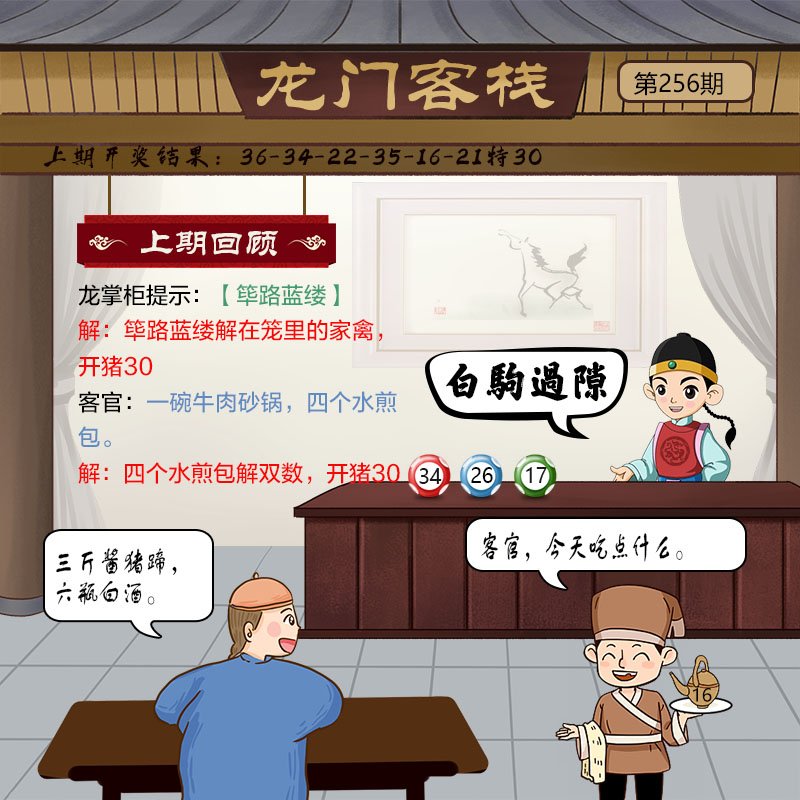 2024256期龙门客栈