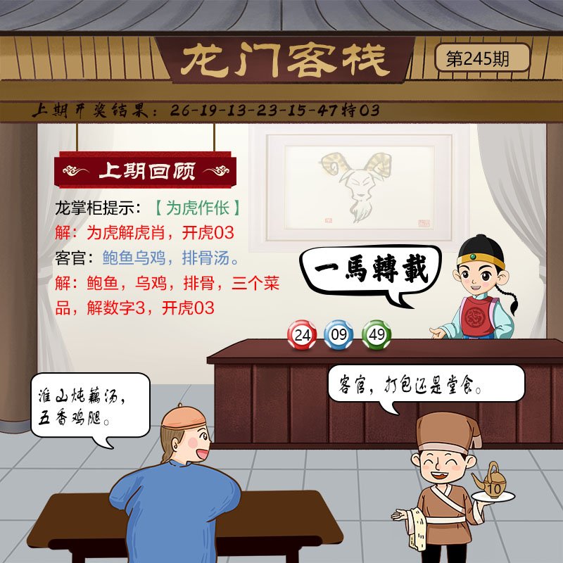 2024245期龙门客栈