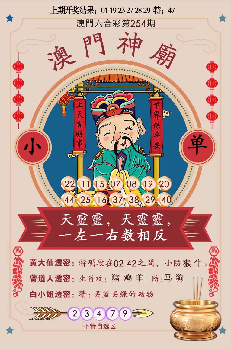 2024254期澳门神庙