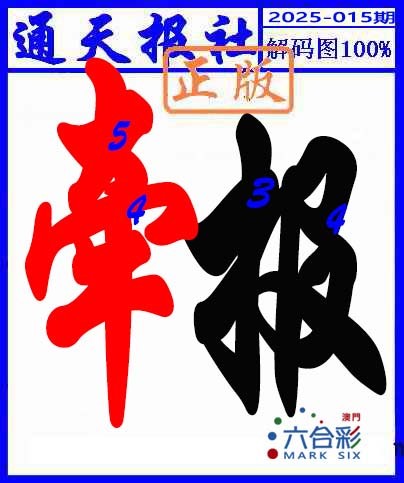 2025015期解码图