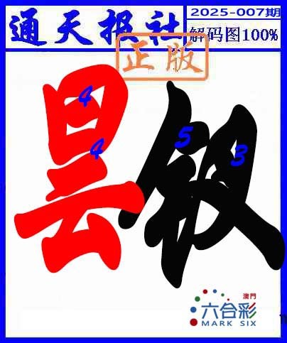 2025007期解码图