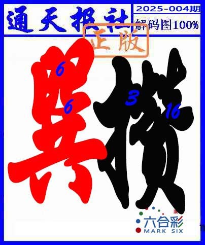 2025004期解码图