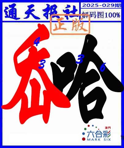 2025029期解码图