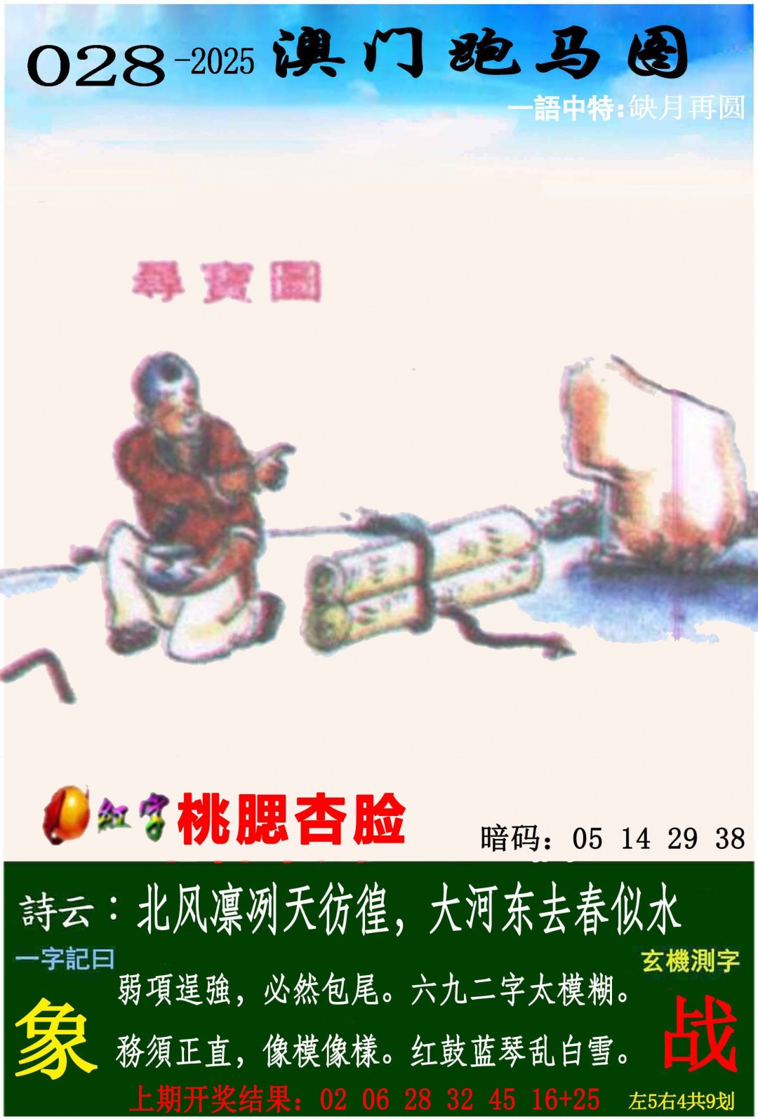 2025028期跑马图