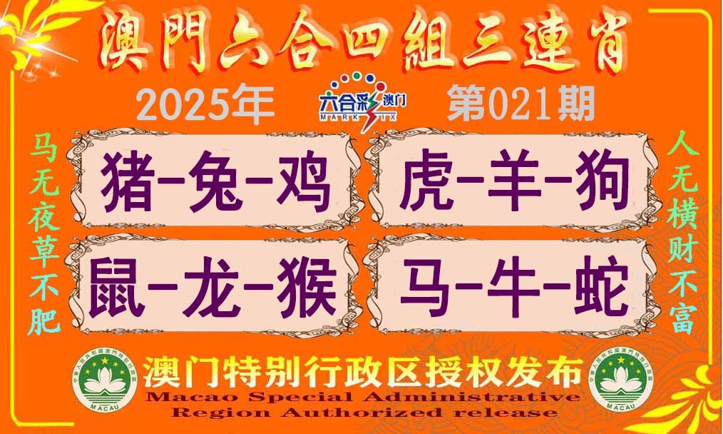 2025021期六合四组三连肖