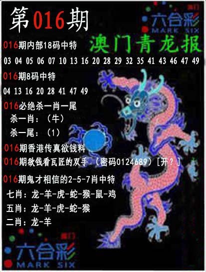 2025016期青龙报