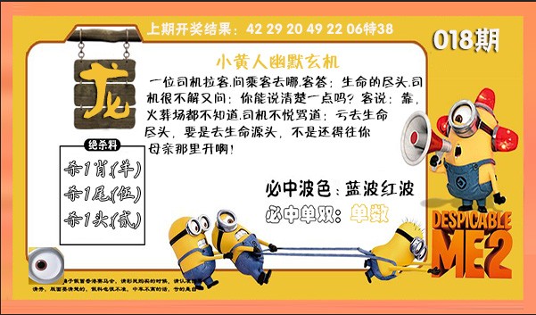 2025018期小黄人幽默玄机