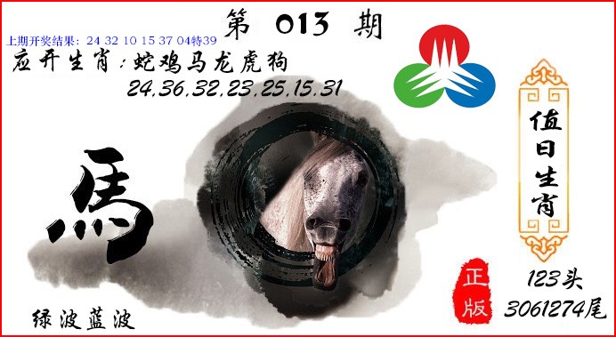 2025013期值日生肖