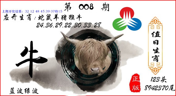 2025008期值日生肖