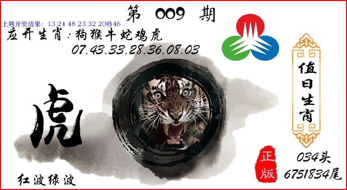 2025009期值日生肖