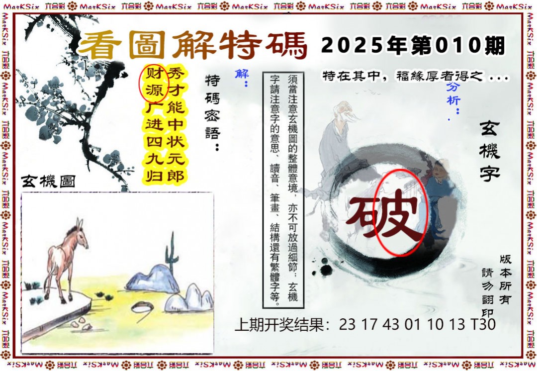 2025010期看图解特码
