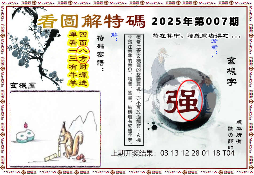 2025007期看图解特码