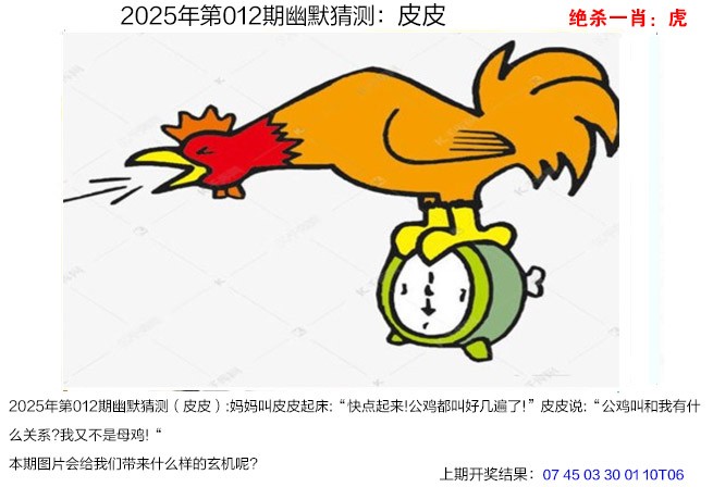 2025012期幽默猜测