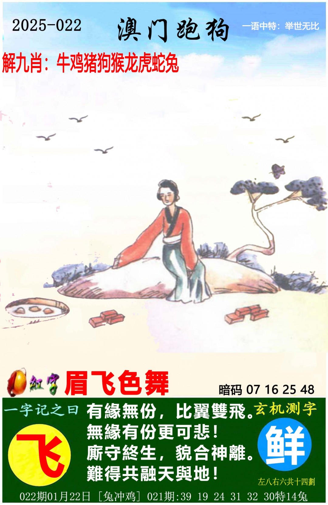 2025022期澳门跑狗图