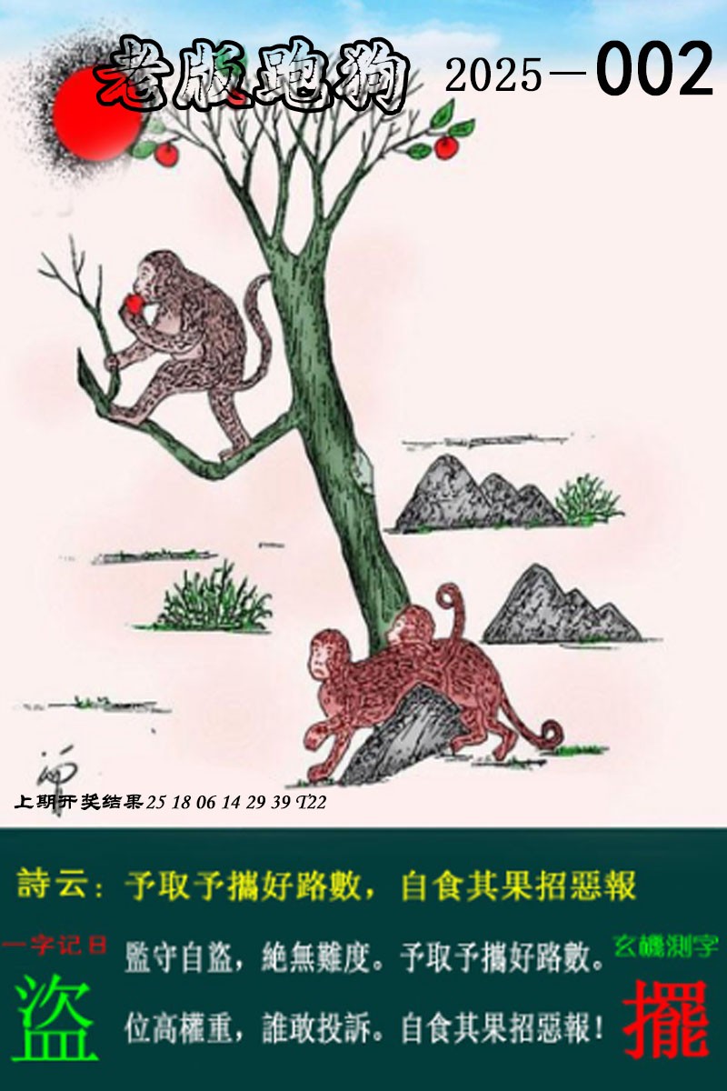 2025002期老版跑狗图