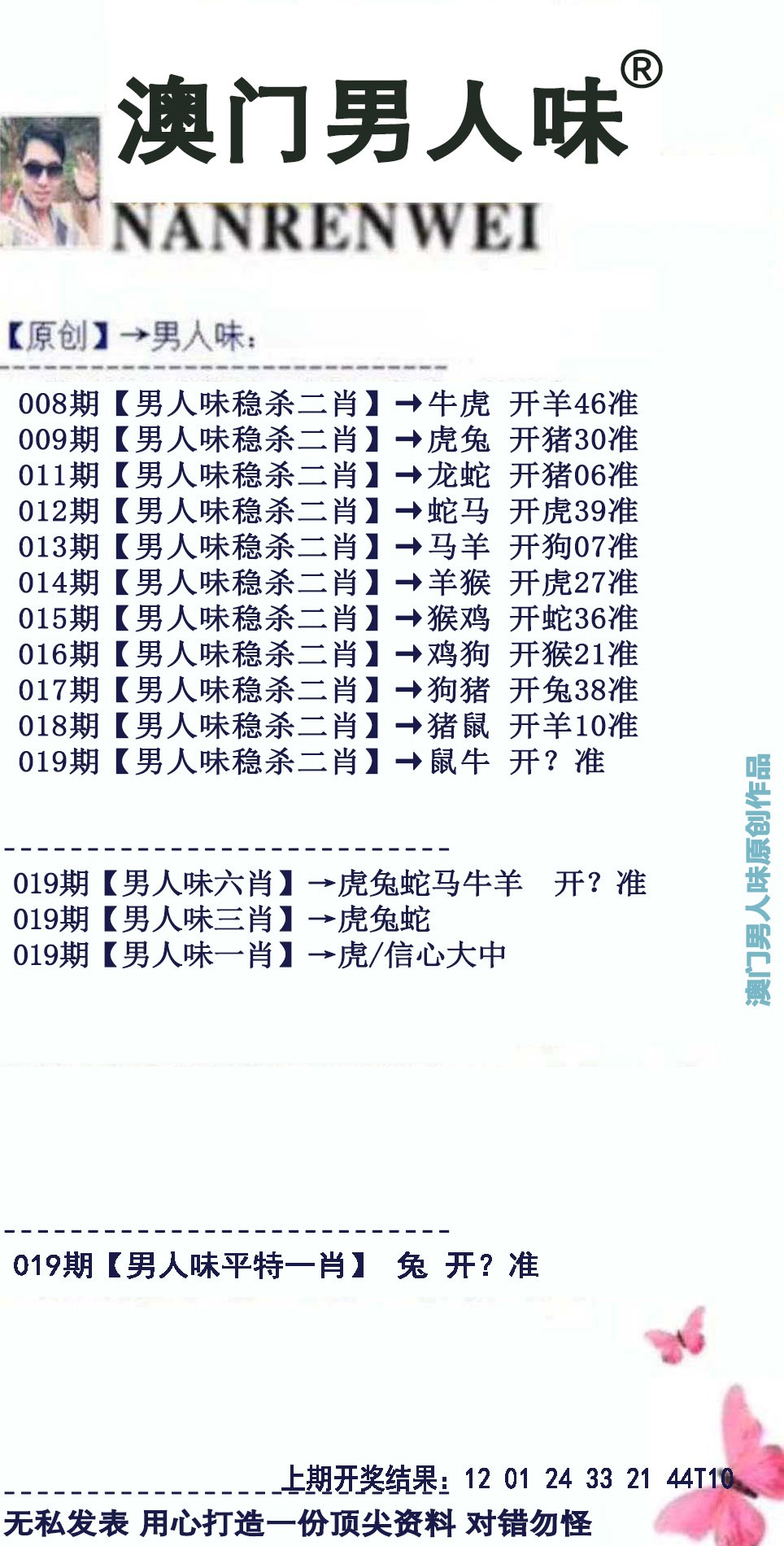 2025019期男人味