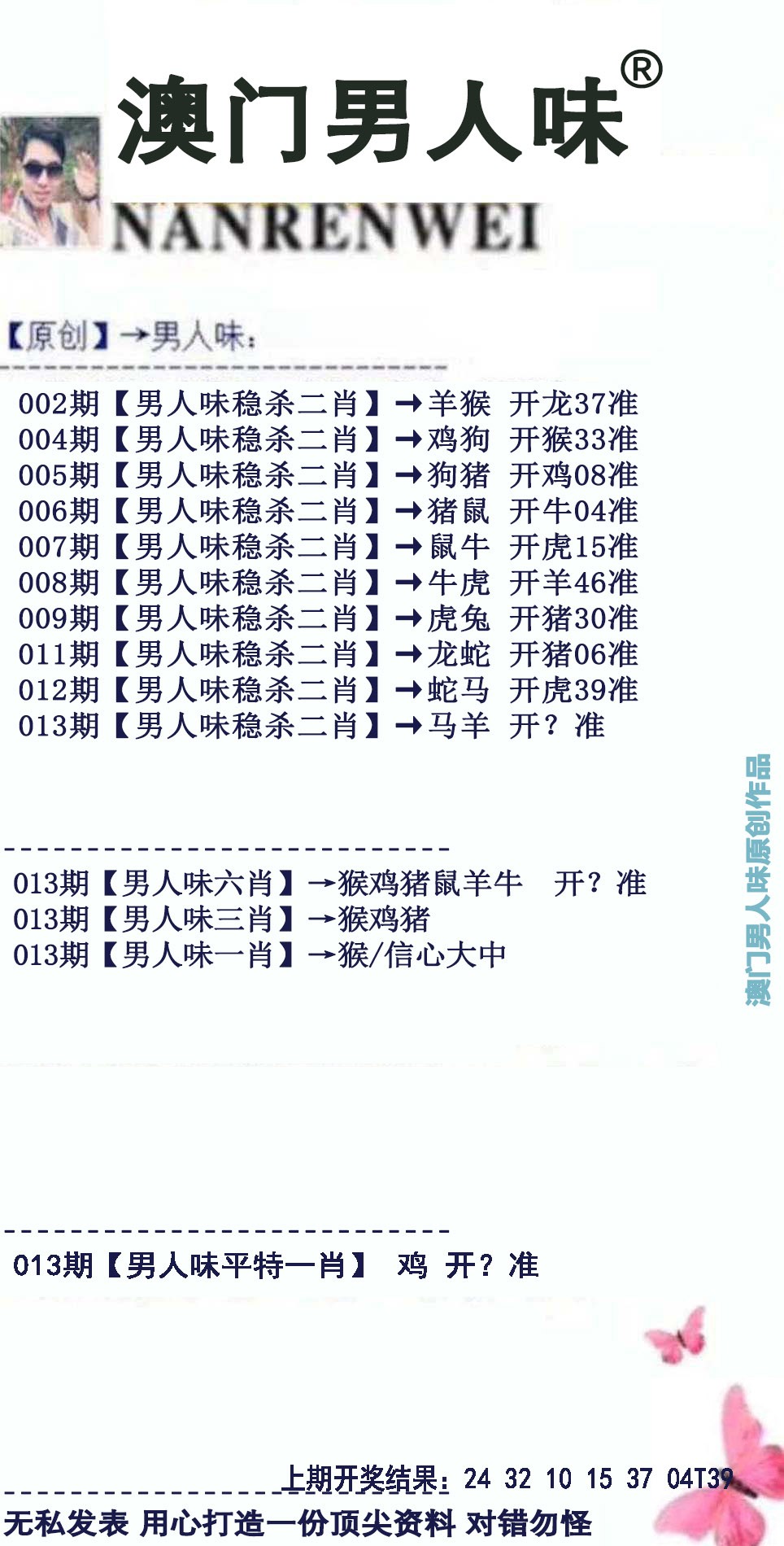 2025013期男人味