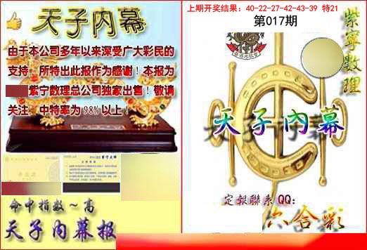 2025017期天子内幕报B